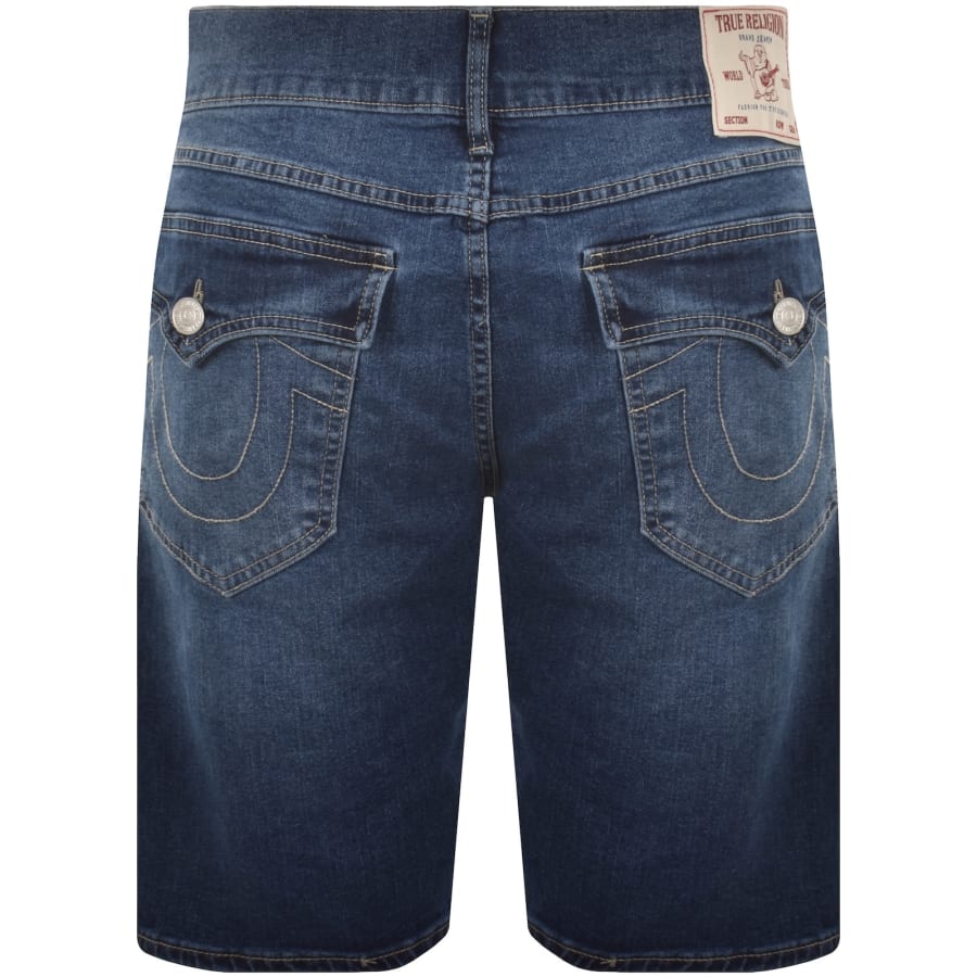 True Religion Ricky Flap Shorts Blue | Mainline Menswear gb